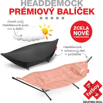 Houpací síť Houpací síť Fatboy Headdemock Deluxe Pink Shrimp