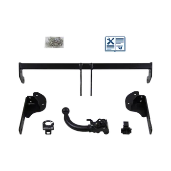 Tažné zařízení AUTO-HAK tažné zařízení Odnímatelné včetně TowTec elektropřípojky 7pólové univerzální - CITROËN DS4