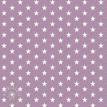 Bavlněná látka Petit stars lilac