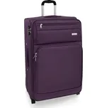 AVANCEA Textilní cestovní kufr GP9196 Dark purple 2W fialový L 75x48x32 cm