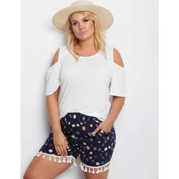 Dámské kraťasy Dámské šortky PLUS SIZE Own námořnické modré