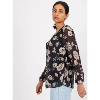 Dámská halenka Dámská halenka LIANA černo-béžová