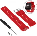 Silikonový řemínek červený pro Garmin Forerunner 30 a 35