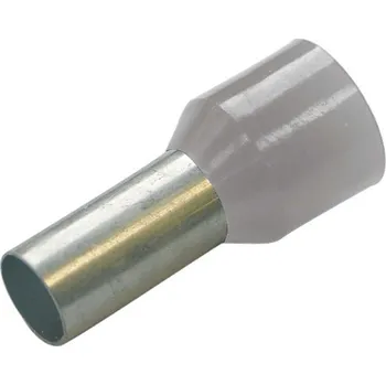 elektrický kabel 270803 Dutinka izolovaná DIN 0,75 mm2, 8 mm, šedá, Haupa