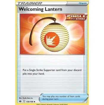 Karetní hra Pokémon CRE 156/198 Welcoming Lantern - Chilling Reign Stav: Near Mint, Verze: REVERSE HOLO