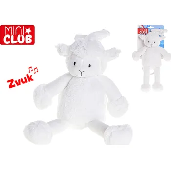 plyšák Mikro trading Mini Club - Ovečka plyšová s hracím strojkem na natažení - 27 cm