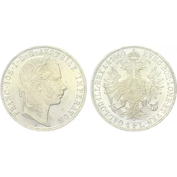 Ag 1 Florin-1 Gulden (Zlatník) 1860 A František Josef I. Rakousko-Uhersko mince