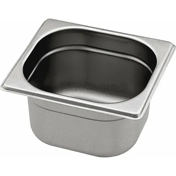 Gastronorm GN 1/6 (h=200 mm) nerezová plná s uchy
