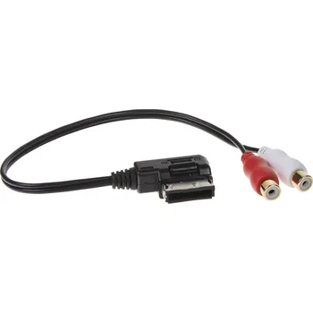 Audio kabel Adaptér RCA/MDI pro Audi, VW, Škoda aivwaudi07