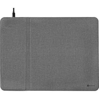 Podložka pod myš COTEetCI + bezdrátová nabíječka / nabíjecí podložka Qi - šedá