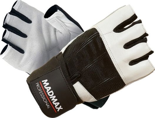 Mad Max Rukavice Professional White - velikost S