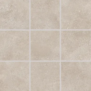 Obklad Betonico, dlaždice slinutá, 10x10 cm, tmavě béžová