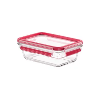 Dóza na potraviny Dóza Tefal Master Seal Glass N1040610 obdelníková 0,7 l