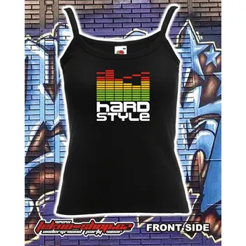 TEKNOSHOP HARD STYLE EKVALIZER dnb tílko s potiskem dámské M černé