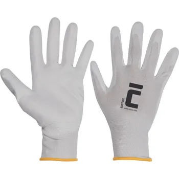 Pracovní rukavice BUNTING ruk.nylon bílé dlaň a prsty polyuretan - 8
