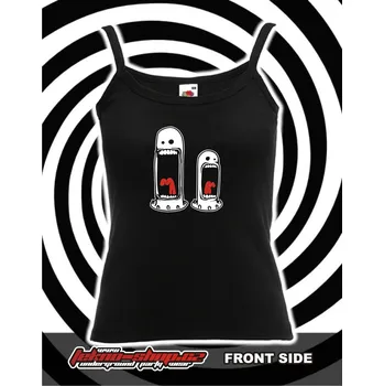 TEKNOSHOP Hydrants tekno tílko s potiskem dámské M černé