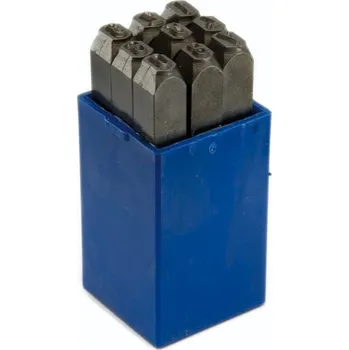 3552/12 Sada číselných raznic 0-9, 12 mm, Brinko