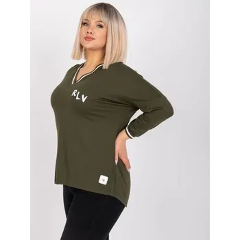 Dámská halenka Dámská halenka volná plus size MATIANNA khaki