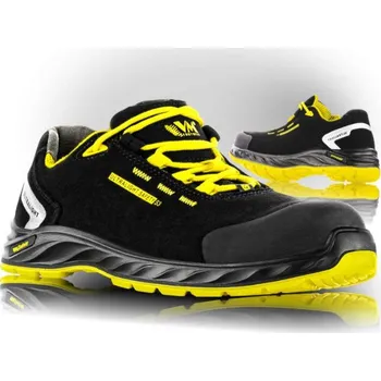Pracovní obuv VM CALIFORNIA S3 SRC ESD polobotka - čern/žlutá - 36