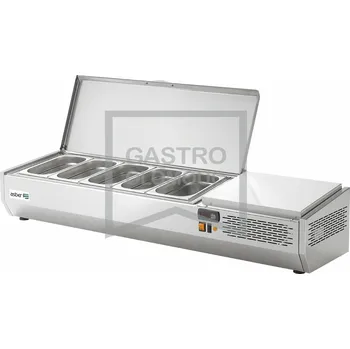 Pizza chladící pultová vitrína Asber GVL-135 (GN1/4) Varianta: Pizza chladící pultová vitrína Asber GVL-135 (GN1/4)