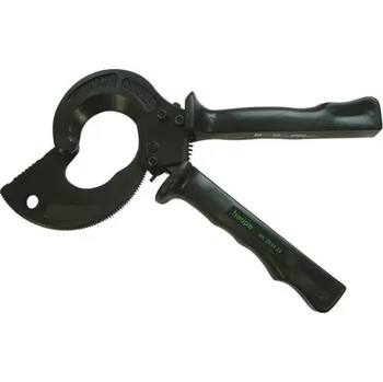 Kleště 200112 Nůžky ráčnové ke stříhání Al a Cu kabelů do průměru 52 mm, Haupa