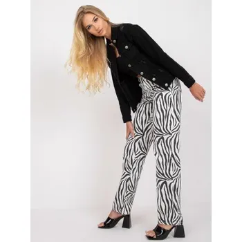 Dámská casual bunda Dámská bunda s dlouhým rukávem džínová RUE PARIS černá