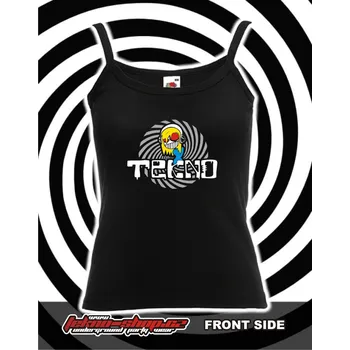 TEKNOSHOP Tekno Smile tílko s potiskem dámské XL červené