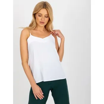 Dámský top na ramínka AMY bílý