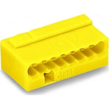 243-508 Svorka MICRO PUSH WIRE, 8x 0,6 -0,8 mm, žlutá, Wago