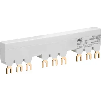 Jistič 1SAM201916R1113 PS1-3-1-100 Hřeben propojovací pro MS 116,132 na 3 přístroje s 1 pomocným kontaktem, 100A, 690V, ABB