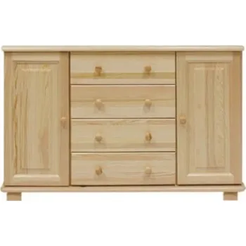 Ložnice ImportWorld Komoda Bořeklava - v78 x š118 x h47 cm (Barva dřeva: Olše)