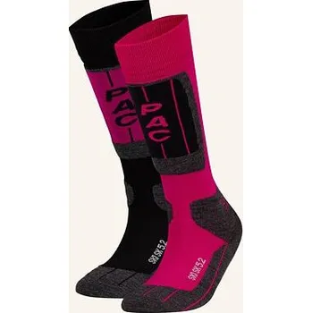 Dámské ponožky Ponožky PAC SK 5.2 ALLROUNDER 2X PACK Black-Berry velikost 35-37