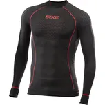 Funkční triko - SIXS TS2W CU funkční zimní tričko s dlouhým rukávem - černá M/L