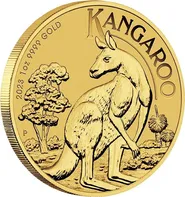 The Perth Mint Zlatá mince 100 AUD Australian Kangaroo (Klokan rudý) 1 oz 2023 31,1 g