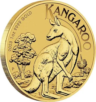 The Perth Mint Zlatá mince 100 AUD Australian Kangaroo (Klokan rudý) 1 oz 2023 31,1 g