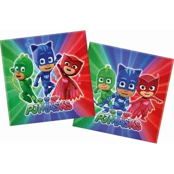 Papírový ubrousek Narozeninové ubrousky PJ Masks 33 cm
