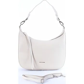Kabelka Středně velká kabelka na rameno/crossbody David Jones 6901-2 slonová kost