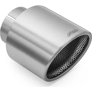 Koncovka výfuku Koncovka výfuku univerzální zkosená kartáčovaná s difuzorem RM ø89mm / 76mm