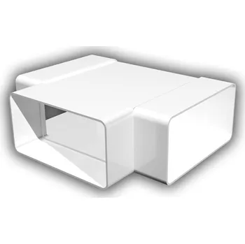 Ventilační potrubí Spojka trojitá větracího potrubí 204x60 mm T-díl MIKAWI 59-0133