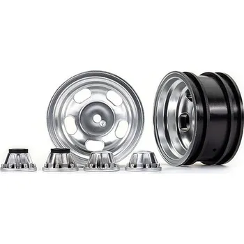 RC vybavení Traxxas disk 2.2" polomatně chromovaný s poklicemi (2) (pro #8255A)