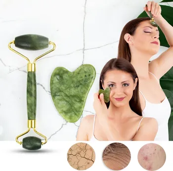 inSPORTline Face Roller Gua Sha sada