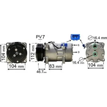 Kompresor klimatizace Kompresor, klimatizace VAN WEZEL 5800K288