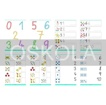 Sešit Učíme se psát - číslice