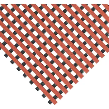 Rohožka Červená protiskluzová univerzální rohož (role) - 10 m x 100 cm x 1,2 cm