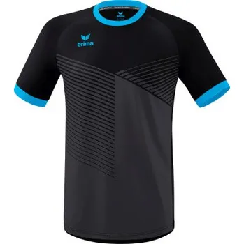 ERIMA MANTUA DRES, KRÁTKÝ RUKÁV - DĚTSKÝ - Černá, Světle modrá - velikost 152