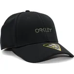 Kšiltovka Oakley - 6 Panel Stretch Metallic Hat - Blackout velikost S/M (55-58 cm)