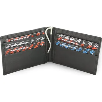 Peněženka Pánská kožená peněženka Arwel 2908 - černá