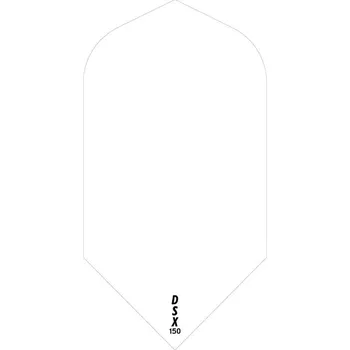 Příslušenství pro šipky Letky Designa DSX 150 White Slim 150 Micron