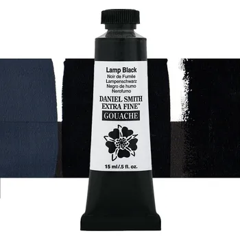 Vodová barva Kvašová barva Daniel Smith 15 ml - Lamp Black