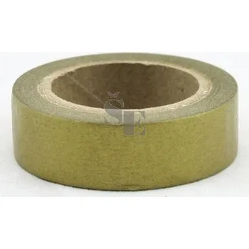 Lepicí páska Lepící páska z rýžového papíru 1,5cm x 10m Washi měděná WNE8504, Výtvarnéhračky